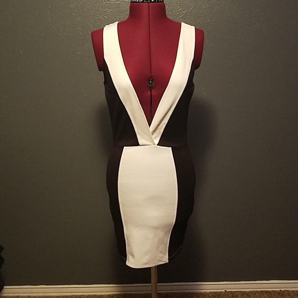 Nasty gal low-cut club dress